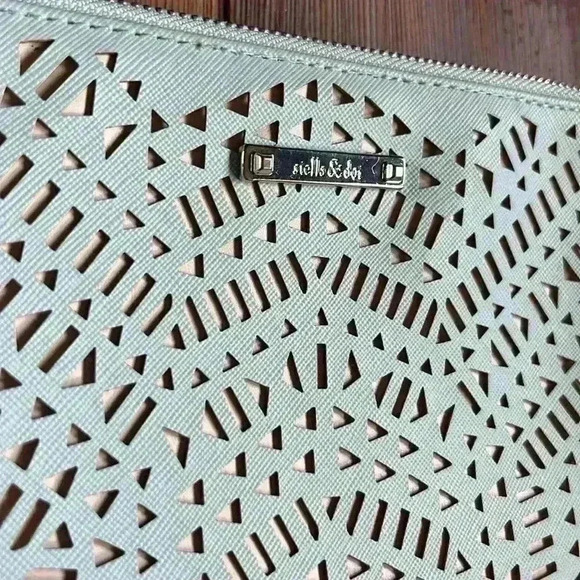 Stella & Dot Light Blue Clutch - Picture 12 of 12